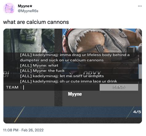 Too many times to count. . Calcium cannons meme